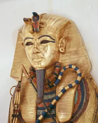 Sarcofago più interno del re, Tomba di Tutankhamon (c.1370-1352 a.C.) Nuovo Regno