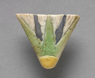 Terminale di collana a fiore di loto, c.1391-1337 a.C.