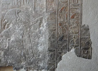 Basso rilievo. Tempio funerario di Hatshepsut, Deir el Bahari