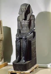 Statua di Amenophis III (c.1391-1353 a.C.) da Tanis, Nuovo Regno