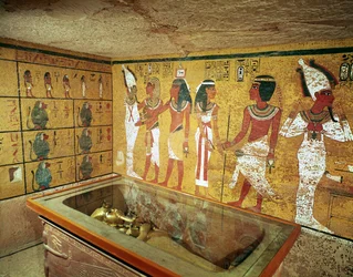 La camera funeraria nella Tomba di Tutankhamon, Nuovo Regno