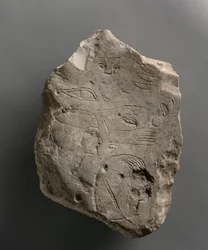 Pezzo di prova lavorato su entrambi i lati, c.1391-1353 a.C.