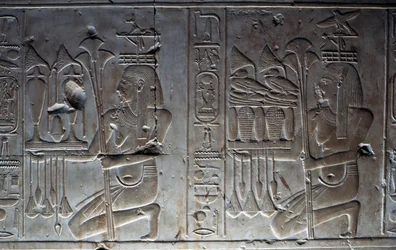 Bassorilievo, Tempio di Seti I, o Grande Tempio di Abydos, Abydos, Egitto, civiltà egizia, Nuovo Regno, Dinastia XIX