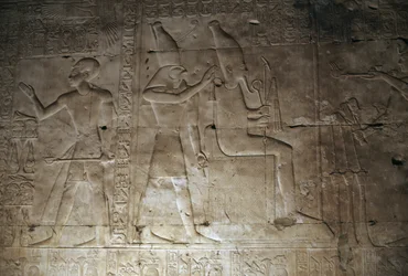 Rilievo, Tempio di Seti I, Abydos, Egitto, civiltà egizia, Nuovo Regno, Dinastia XIX