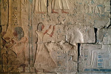 Rilievo dalla Tomba di Netcherouymes, alto funzionario di Ramses II, Saqqara, Civiltà Egizia, Nuovo Regno, Dinastia XIX
