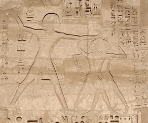 Scena del massacro dei nemici, Tempio di Horus, Edfu