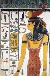 La dea Selkis, affresco, ingresso al vestibolo, Tomba di Nefertari (QV66), Valle delle Regine, Tebe (Lista del Patrimonio Mondiale dell