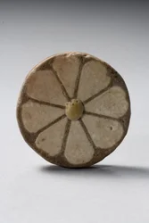 Intarsio floreale, Nuovo Regno, regno di Ramses III, 1184-53 a.C. (faience)