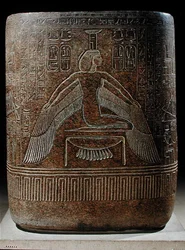 Nephthys che protegge il faraone, dal sarcofago di Ramses III (c.1854-1153 a.C.) dalla sua tomba nella Valle dei Re, Nuovo Regno