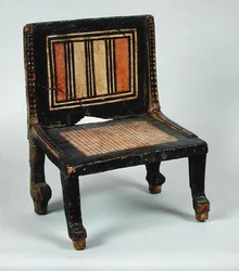 Sedia votiva, da Tebe, Nuovo Regno (legno)