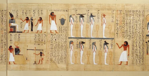 Papiro mitologico di Imenemsaouf, Terzo Periodo Intermedio, c.1000 a.C. (dettaglio)