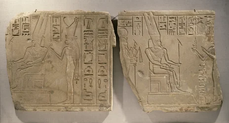 Amon-Ra e Mut, da Karnak, Tebe, Periodo Tardo