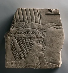 Rilievo di un re, 664-525 a.C.