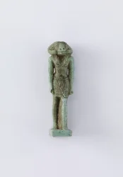Figura in piedi della divinità Khnum, periodo Saite, 664-525 a.C.