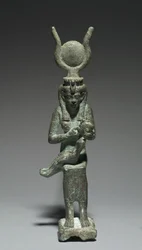 Statuetta di Iside e Horus, 664-30 a.C.
