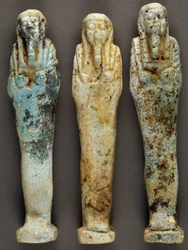 Ushabti (piccole statue), Tomba di Ba Disit, Tomba del Governatore, Sheik Souby, Oasi di Bahariya, Giza, Egitto. Civiltà egizia, XXVI Dinastia (663-525 a.C.)