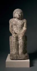 Statua seduta di Nykara, 2408-2377 a.C.