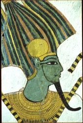 Antico Egitto, dipinto murale, Tomba di Sennedjem, Tomba dei Nobili, Tebe, Deir el Medina