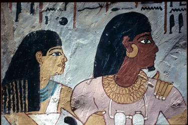 Antico Egitto, dipinto murale, Tomba di Sennufer, Tomba dei Nobili, Tebe