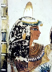 Pittura murale di una tomba egizia