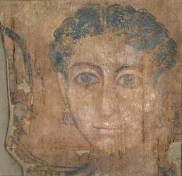 Testa di una giovane donna, c.100-300