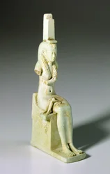 Amuleto di Iside e Horus, 305-30 a.C.