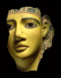 Maschera di mummia (cartonnage policromo)