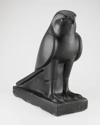 Statua del dio Horus come falco, periodo tolemaico