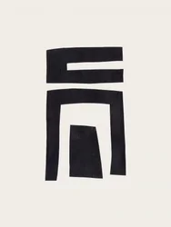 Forme astratte in nero