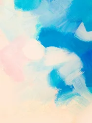 Pennellate blu tranquille