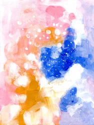 Rosa e blu da sogno - Astratto