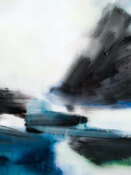 Astratto "Fluid Blue"