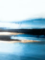 Astratto blu dorato
