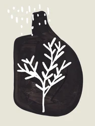 Albero invernale minimalista