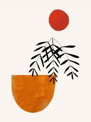 Vaso da fiori “Red Sun”
