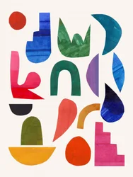 Forme astratte dai colori vivaci