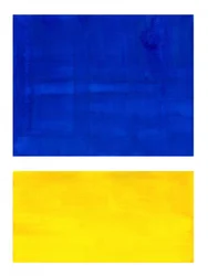 Blu vivace e giallo