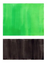 Verde vivace e nero - Astratto