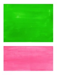 Blocchi verde brillante e rosa