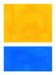 Giallo vivace, blu, astratto