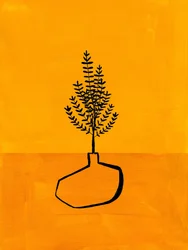 Pianta minimalista e accogliente
