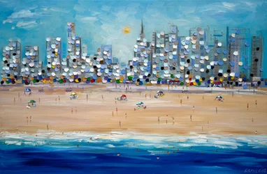 Una spiaggia urbana piena di vita