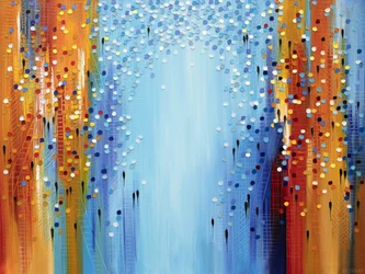 Una folla vivace e in movimento