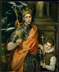 Saint Louis, roi de France et un page - San Luigi, re di Francia, e un paggio ...