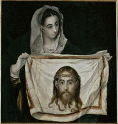 Santa Veronica con il sudario (dipinto su tela)