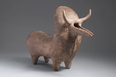 Rhyton di Amlash a forma di toro Zebu