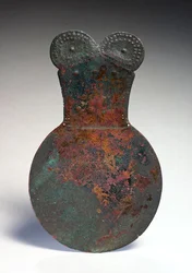 Specchio, da Marlik, nord-ovest Iran, c.1400 a.C. (bronzo)