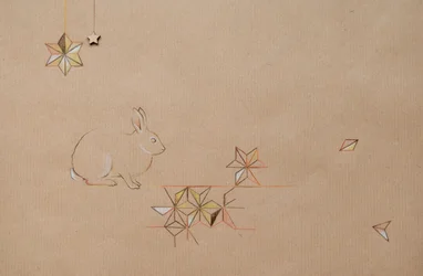 Scatter, 2014 (matita e tecnica mista su carta)