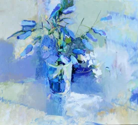 Bouquet blu sereno