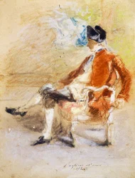 Figura in costume del XVIII secolo, c.1890